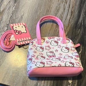 Hello Kitty Pink and White Kids purse